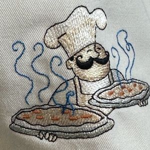 Bon Appetite embroidered apron